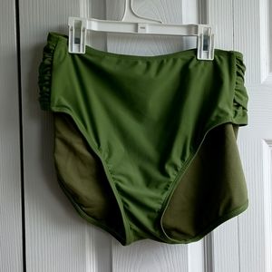 Time&Tru Olive Green Bikini Bottoms
